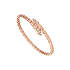 [⭐Veya]SERPENTI BRACELET DIAMONDS PINK GOLD