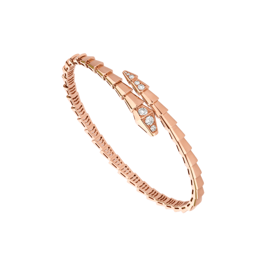 [⭐Veya]SERPENTI BRACELET DIAMONDS PINK GOLD