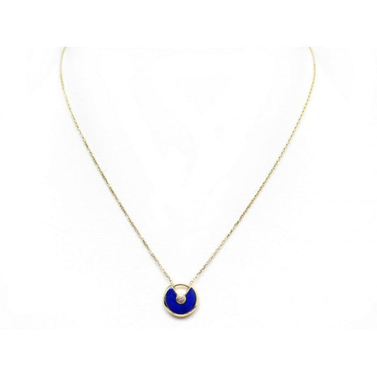 [⭐Miroze]AMULETTE ROSE GOLD AGATE NECKLACE