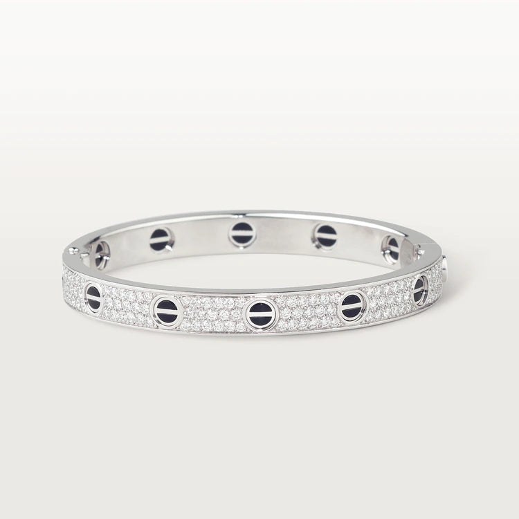 ⭐Miroze LOVE BRACELET 6.1MM DIAMOND-PAVED CERAMIC