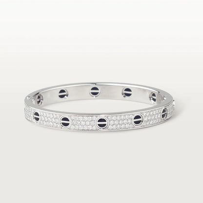 [⭐Miroze]LOVE BRACELET 6.1MM DIAMOND-PAVED CERAMIC