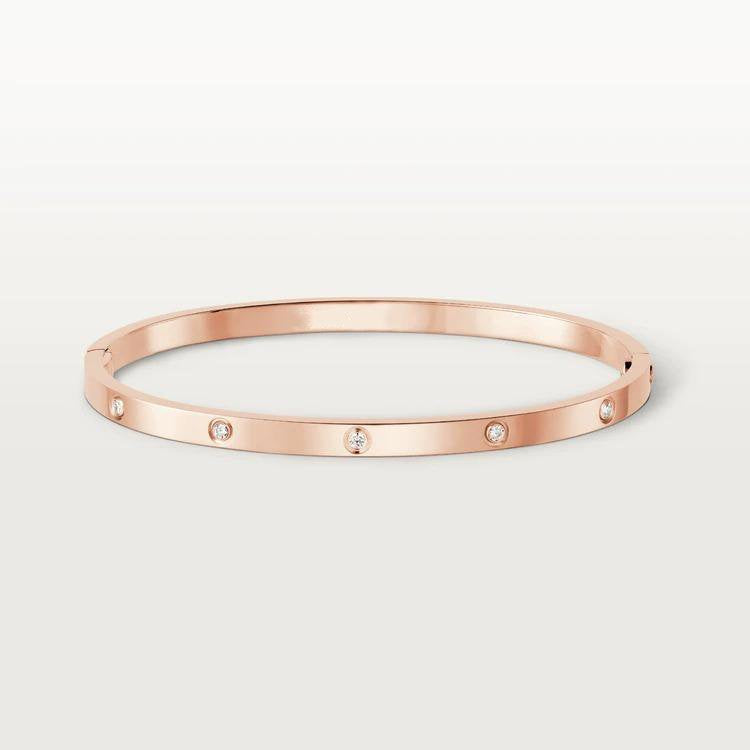 [⭐Miroze]LOVE BRACELET 3.65MM 10 DIAMONDS
