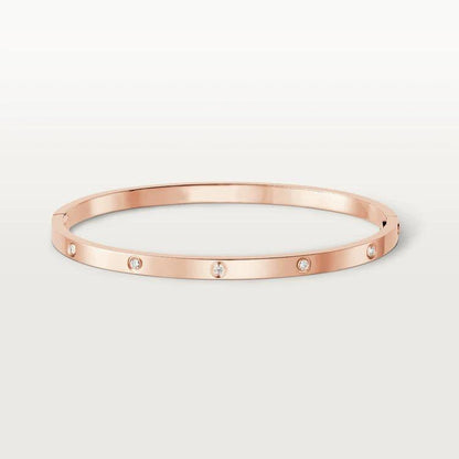 [⭐Miroze]LOVE BRACELET 3.65MM 10 DIAMONDS