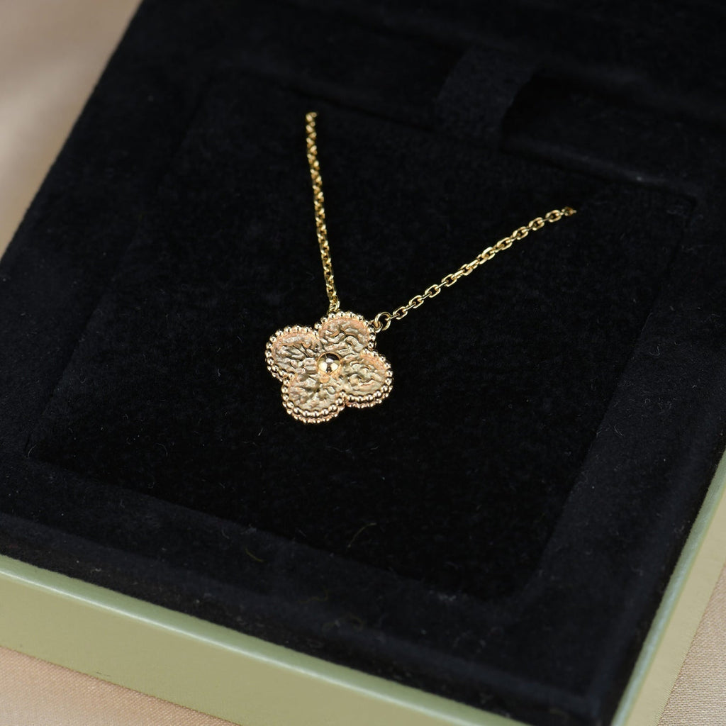 ⭐Miroze CLOVER 15MM  BRONZING NECKLACE