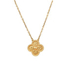 ⭐Miroze CLOVER 15MM  BRONZING NECKLACE