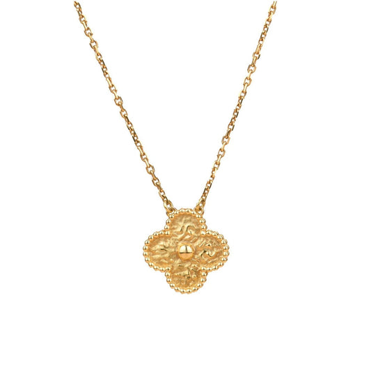 [⭐Miroze]CLOVER 15MM  BRONZING NECKLACE