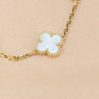 [⭐Miroze ]New CLOVER WHITE PEARL MOP 5 MOTIF BRACELET COLLECTION