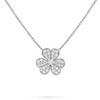 ⭐Miroze CLOVER DIAMOND NECKLACE SILVER