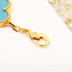 [⭐Miroze ]New  CLOVER 5 MOTIF TURQUOISE BRACELET COLLECTION
