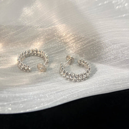 [⭐Miroze]CLASH SMALL HOOP EARRINGS