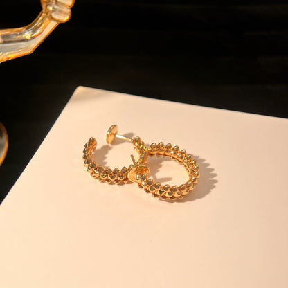 [⭐Miroze]CLASH SMALL HOOP EARRINGS