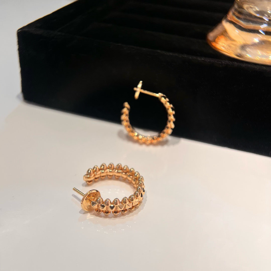 [⭐Miroze]CLASH SMALL HOOP EARRINGS