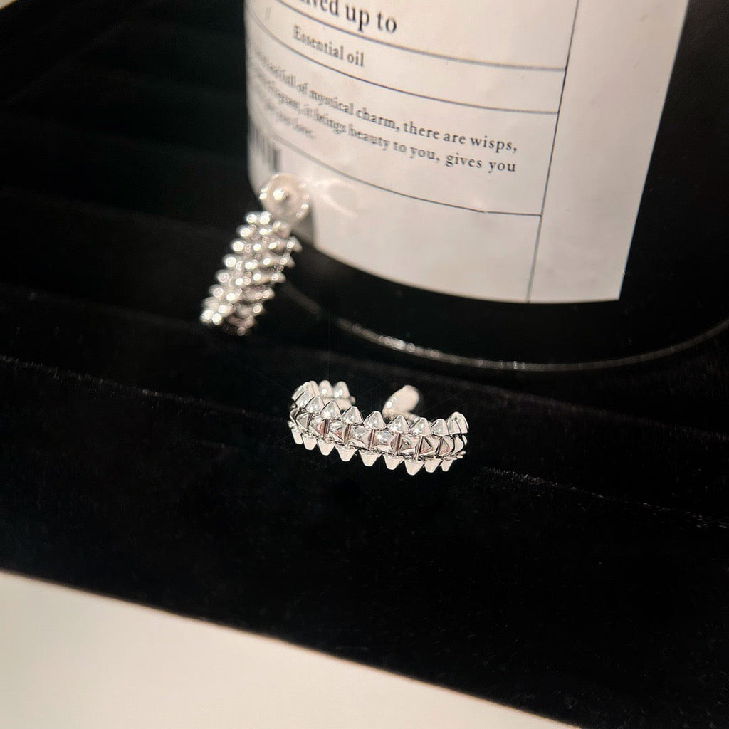 ⭐Miroze CLASH SMALL HOOP EARRINGS