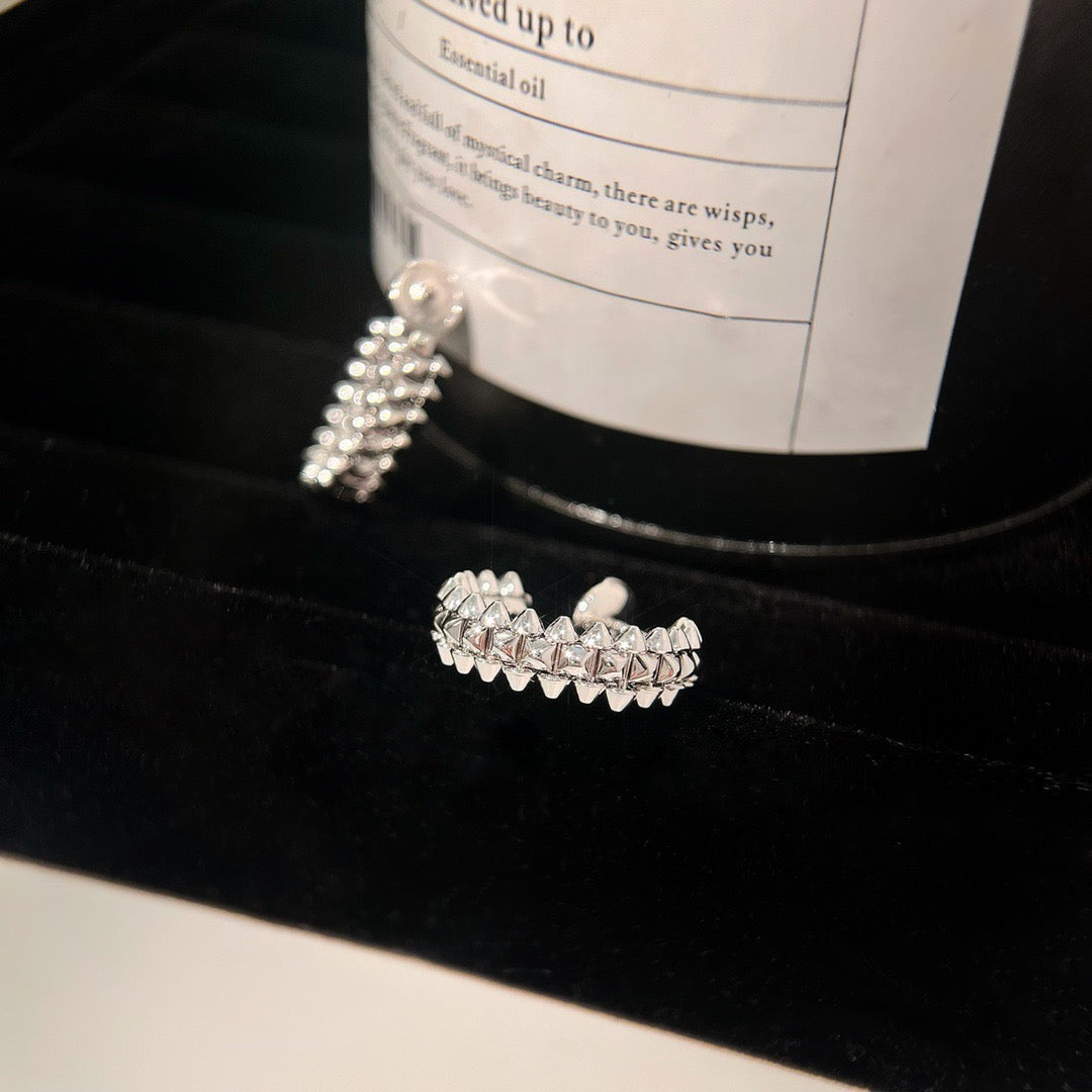 [⭐Miroze]CLASH SMALL HOOP EARRINGS