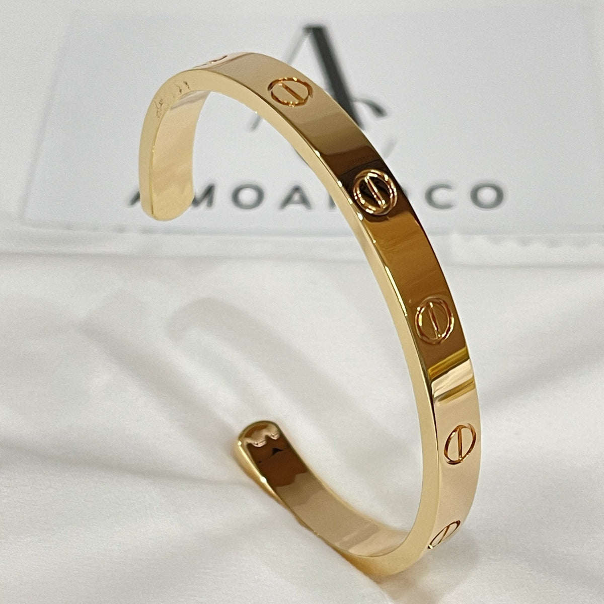 [⭐Miroze]LOVE BRACELET 6.1MM OPEN CUFF