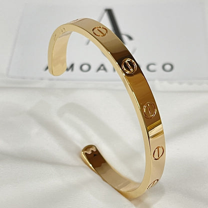 [⭐Miroze]LOVE BRACELET 6.1MM OPEN CUFF