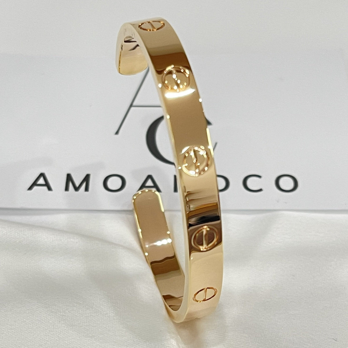 [⭐Miroze]LOVE BRACELET 6.1MM OPEN CUFF