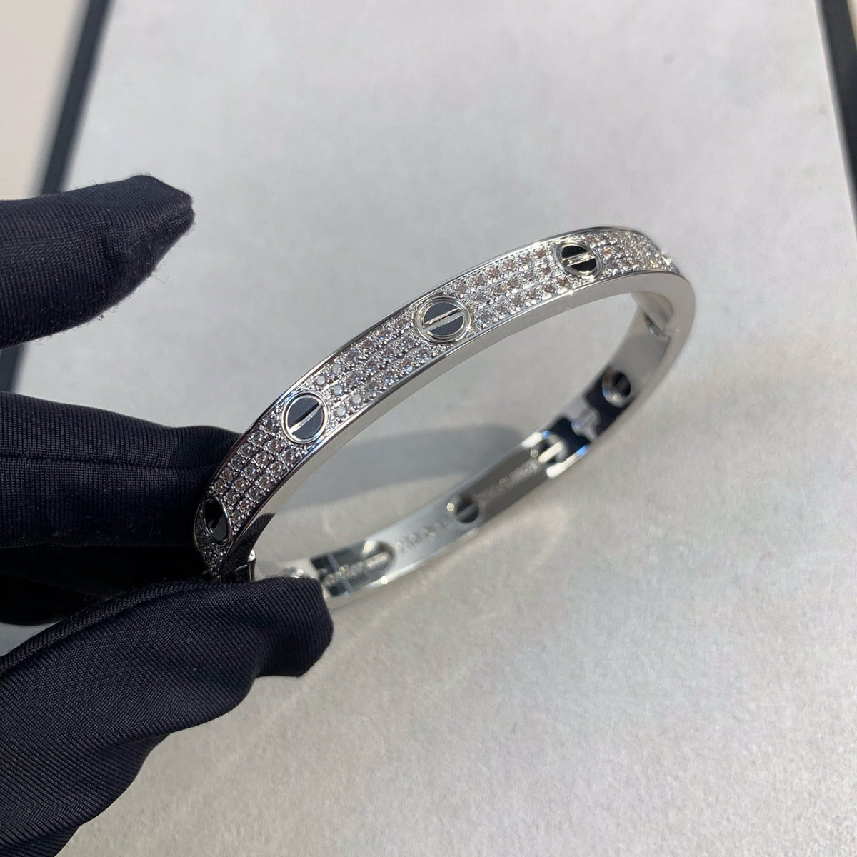[⭐Miroze]LOVE BRACELET 6.1MM DIAMOND-PAVED CERAMIC