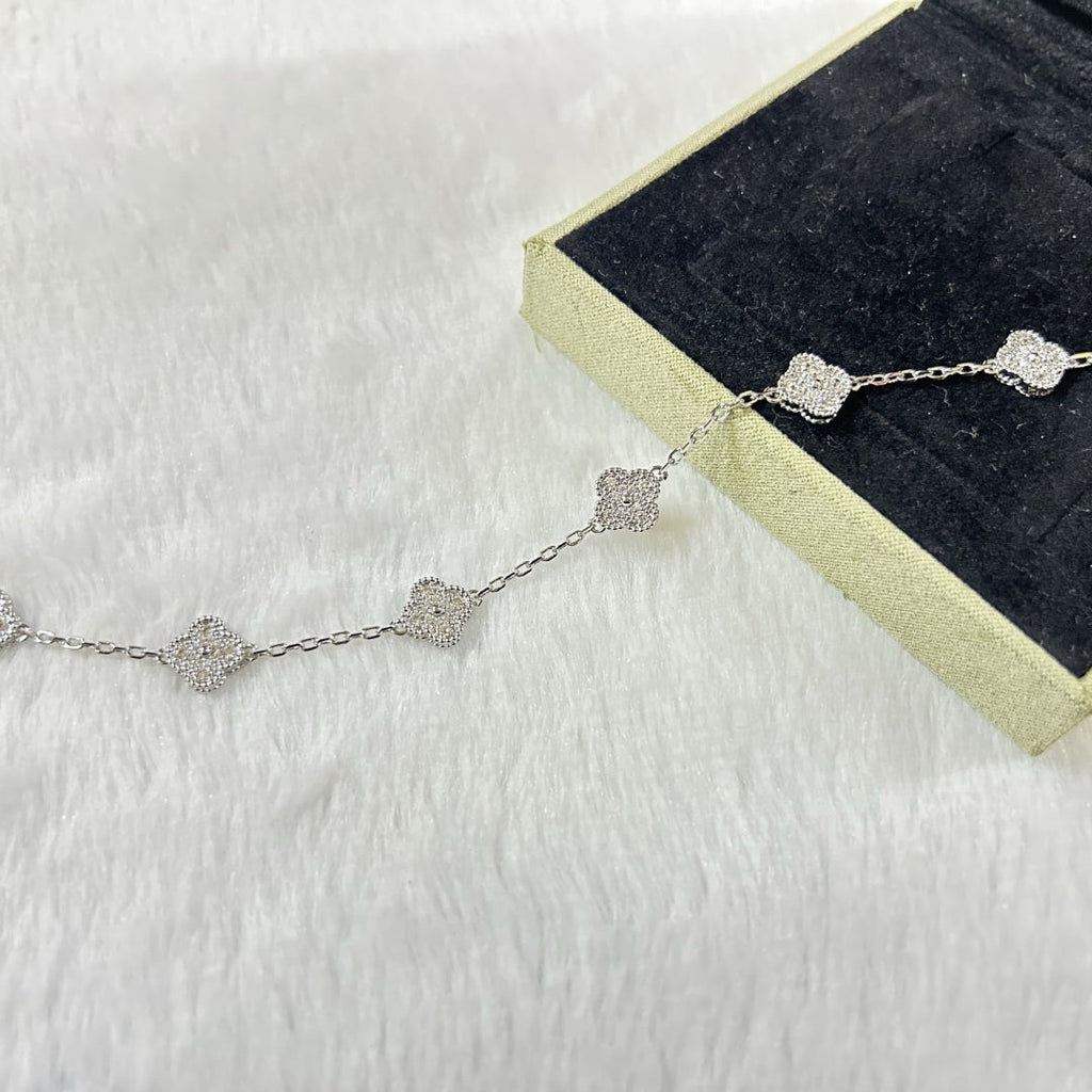 [⭐Miroze ]New CLOVER 6 MOTIF DIAMOND BRACELET