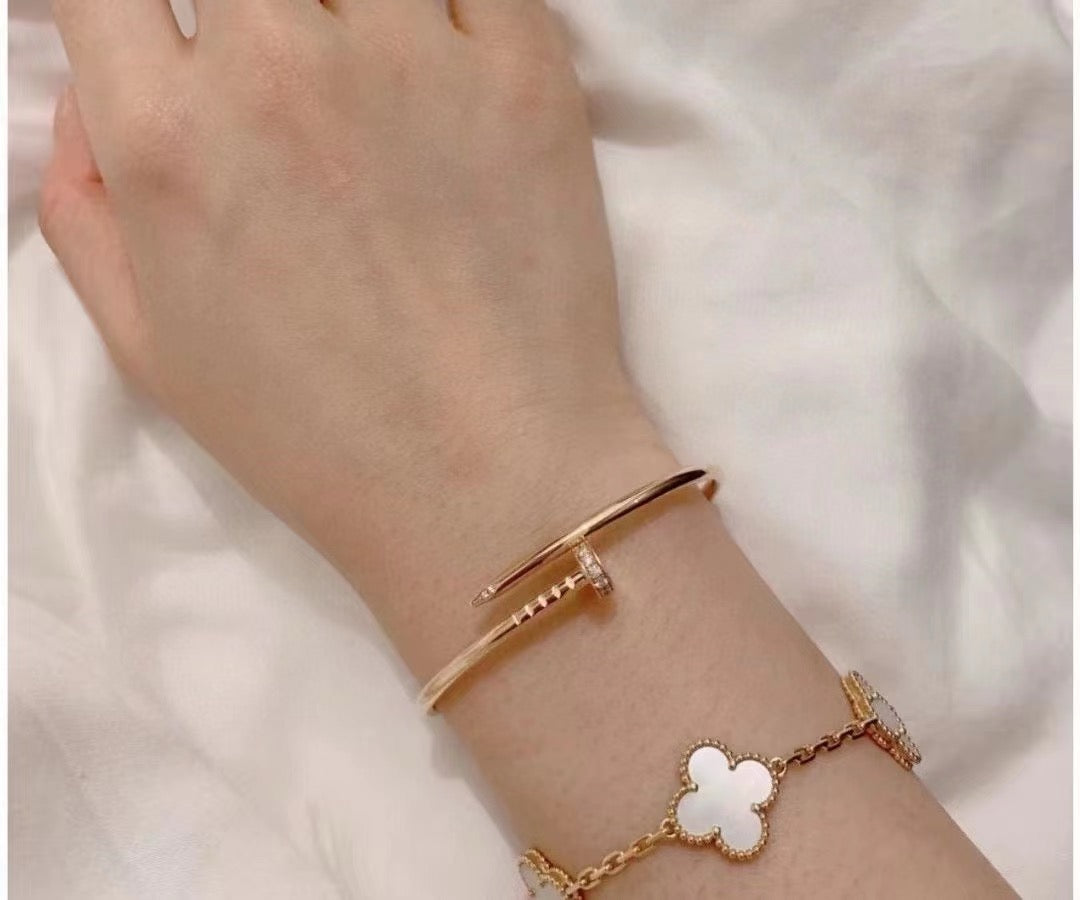 [⭐Miroze]JUSTE BRACELET 2.5MM DIAMONDS