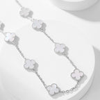 ⭐Miroze CLOVER 10 MOTIFS WHITE MOTHER OF PEARL NECKLACE