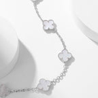 ⭐Miroze CLOVER 10 MOTIFS WHITE MOTHER OF PEARL NECKLACE