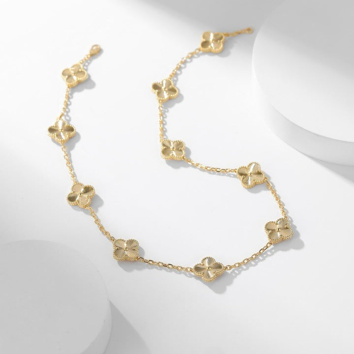 ⭐Miroze CLOVER 10 MOTIFS LASER NECKLACE