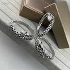 [⭐Miroze ] EW OBSIDIAN & DIAMOND SERPENT BRACELET