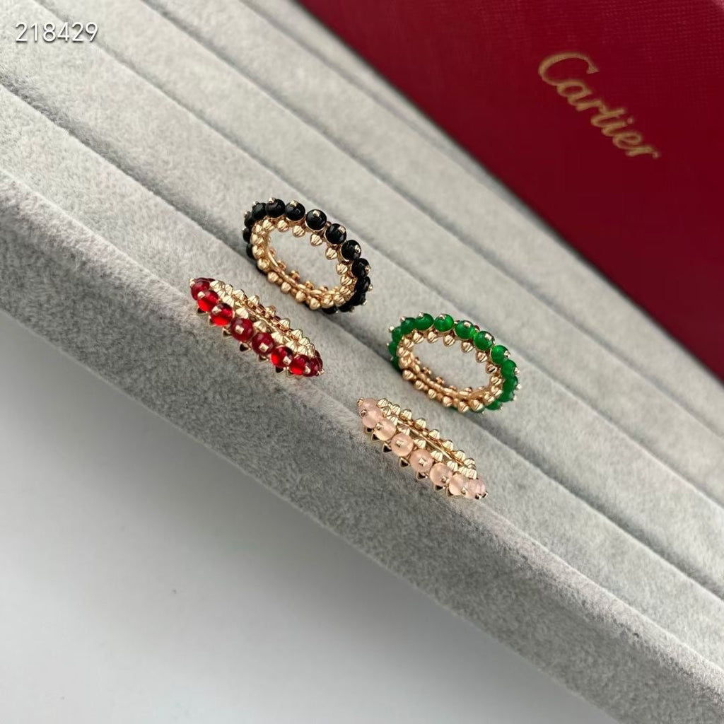 [⭐Miroze ] CLASH NEW COLORED GEMSTONE RING