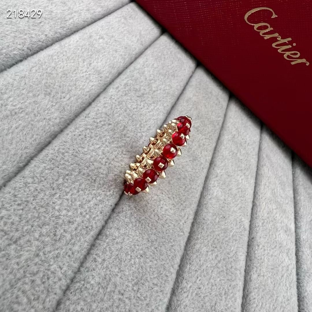 [⭐Miroze ] CLASH NEW COLORED GEMSTONE RING