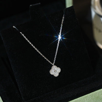 [⭐Miroze]CLOVER MINI 9.5MM PENDANT DIAMOND NECKLACE