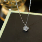⭐Miroze CLOVER MINI 9.5MM PENDANT DIAMOND NECKLACE