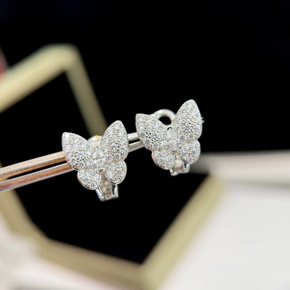 [⭐Miroze]BUTTERFLY ALL DIAMOND EARRINGS