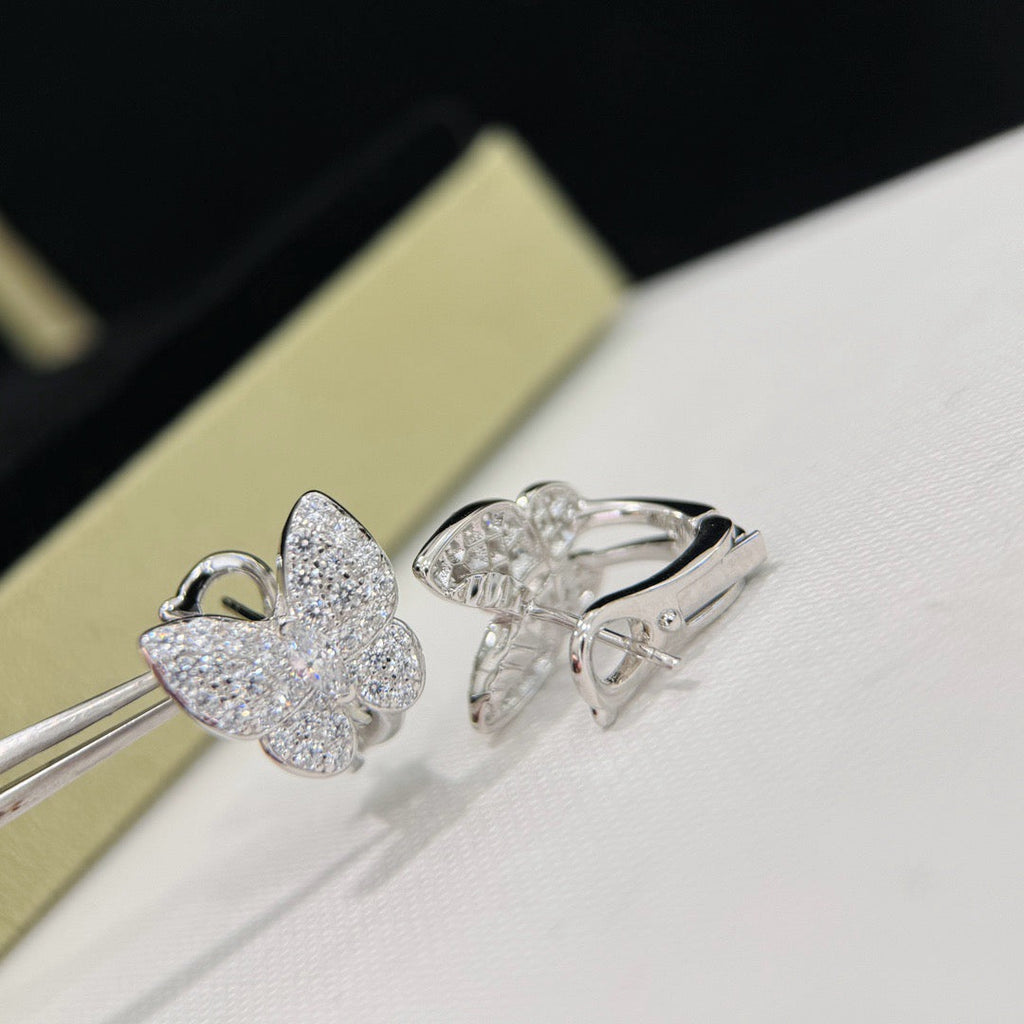 ⭐Miroze BUTTERFLY ALL DIAMOND EARRINGS
