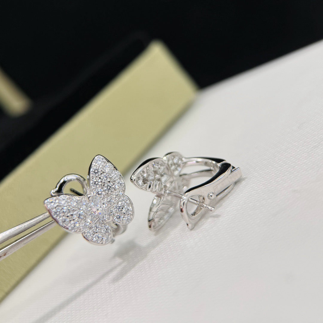 ⭐Miroze BUTTERFLY ALL DIAMOND EARRINGS