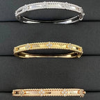 ⭐Miroze CLOVER BRACELET 4MM DIAMONDS