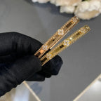 ⭐Miroze CLOVER BRACELET 4MM DIAMONDS