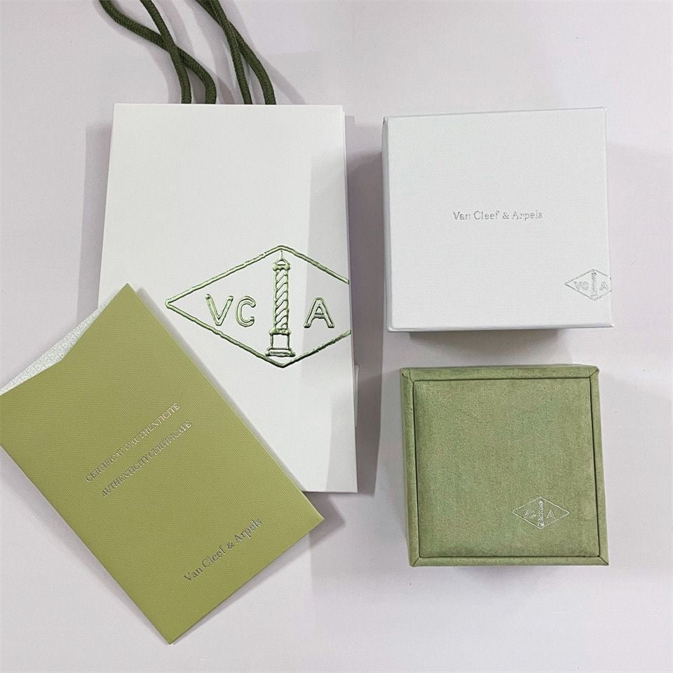 ⭐Miroze VA CLOVER BRACELET NECKLACE RING BOX GIFT BAG