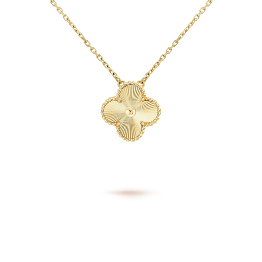 [⭐Miroze]CLOVER 15MM LASER NECKLACE