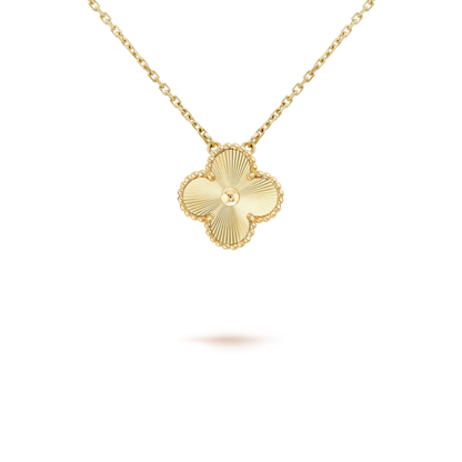 [⭐Miroze]CLOVER 15MM LASER NECKLACE AND BOX