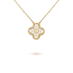 ⭐Miroze CLOVER 15MM DIAMOND SINGLE FLOWER NECKLACE