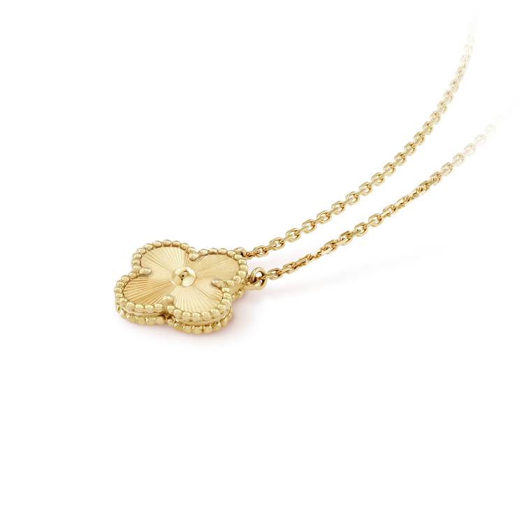[⭐Miroze]CLOVER 15MM LASER NECKLACE