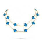 ⭐Miroze CLOVER 20 MOTIFS TURQUOISE GOLD