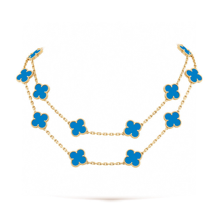 ⭐Miroze CLOVER 20 MOTIFS TURQUOISE GOLD