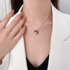 ⭐Miroze LUCKY  CARNELIANS LADYBUG NECKLACE