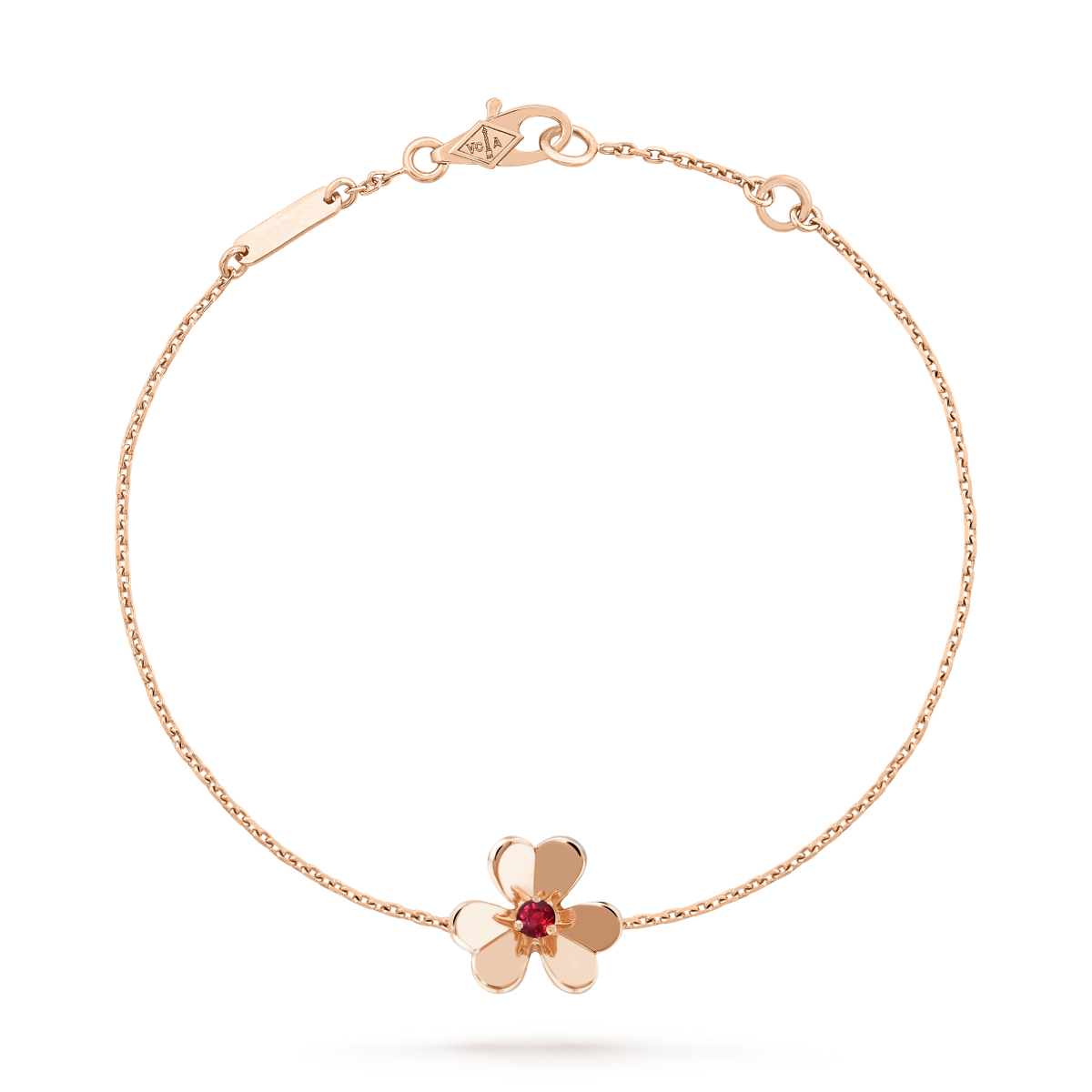 [⭐Miroze]フリヴォル ゴールド フラワー ピンクマラカイト ブレスレット