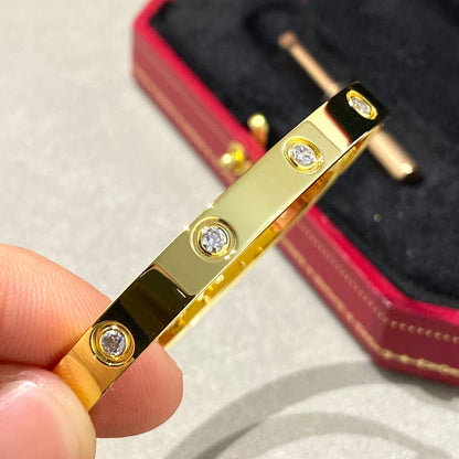 [⭐Miroze]LOVE BRACELET 6.1MM 10 DIAMONDS