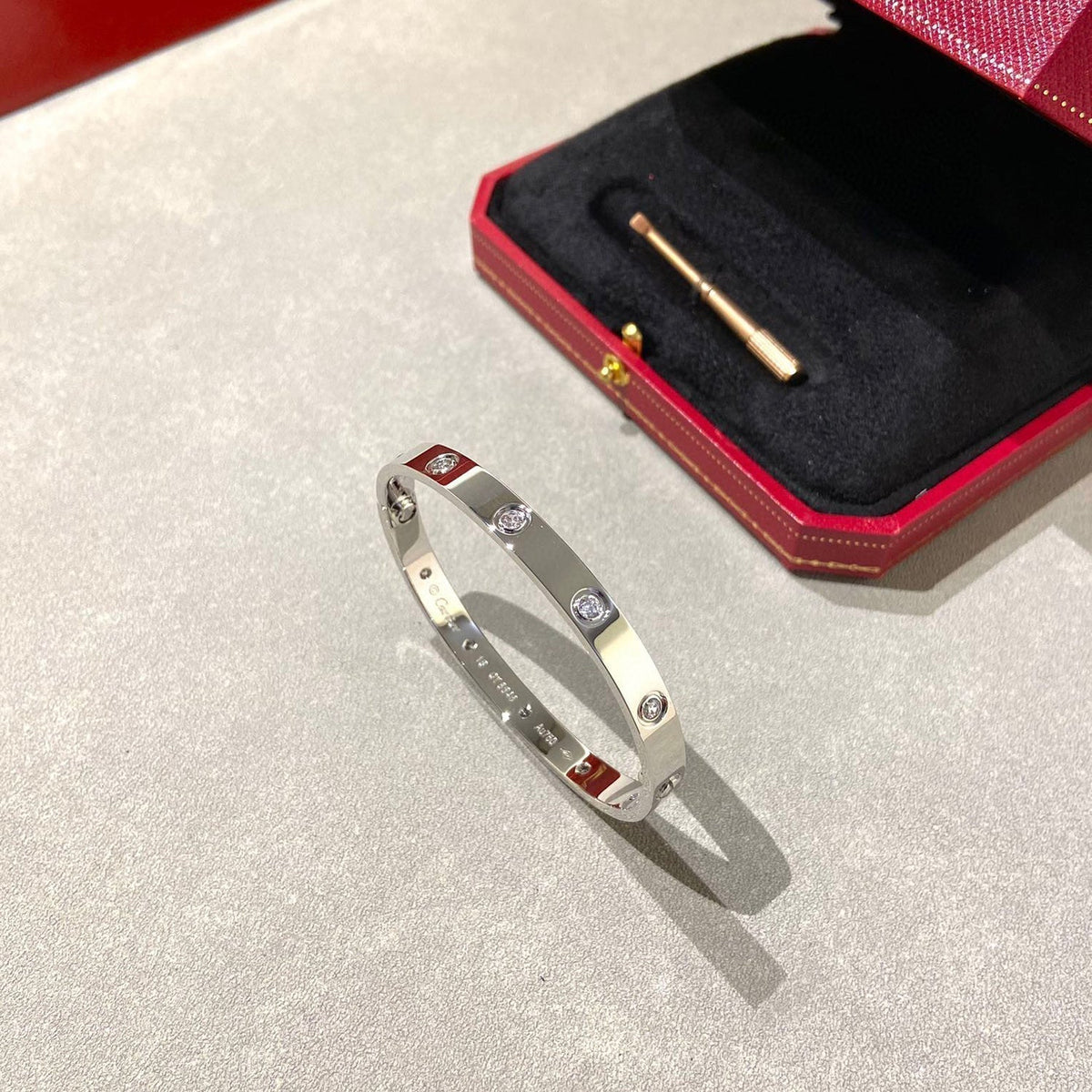 [⭐Miroze]LOVE BRACELET 6.1MM 10 DIAMONDS