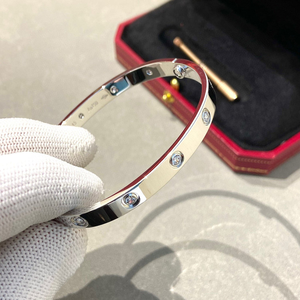 ⭐Miroze LOVE BRACELET 6.1MM 10 DIAMONDS