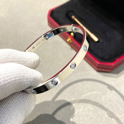 [⭐Miroze]LOVE BRACELET 6.1MM 10 DIAMONDS